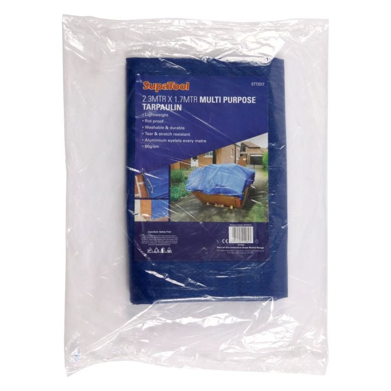 SupaTool Tarpaulin 2.3m x 1.7m