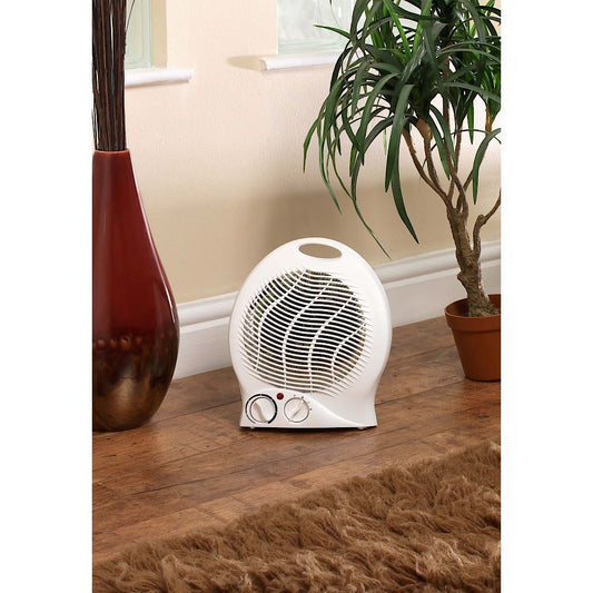 SupaWarm Fan Heater 2000w Size: 220mm(w)x130mm(d)x260mm(h)