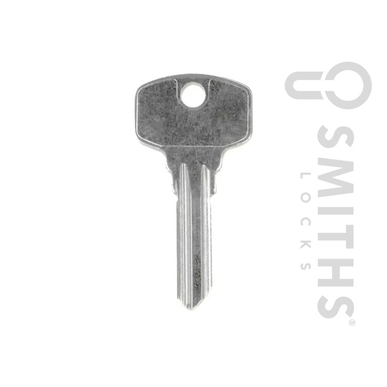 Smiths Locks Yale - Llave cilíndrica de 5 pines en blanco