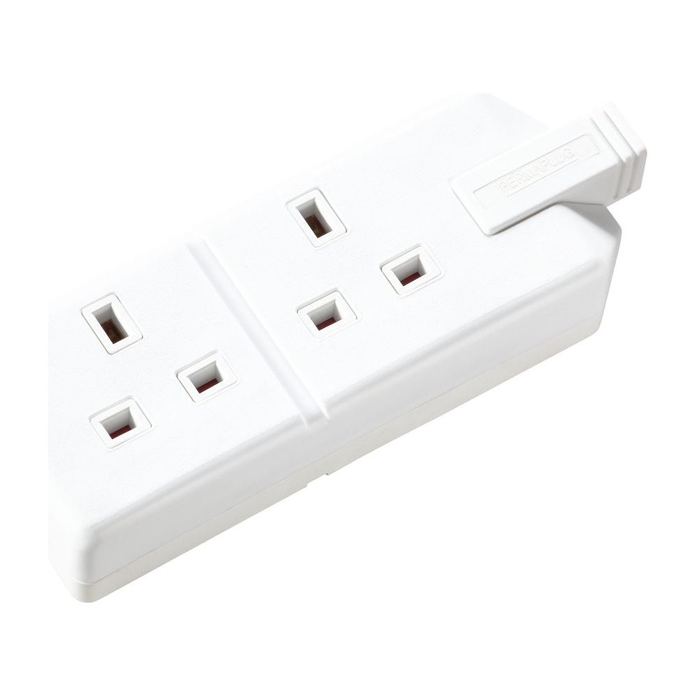 Masterplug Twin Extension Socket