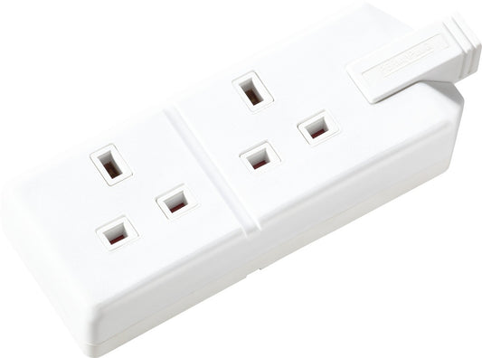 Masterplug Twin Extension Socket