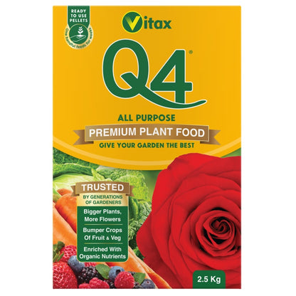 Vitax Q4 Fertiliser Pelleted