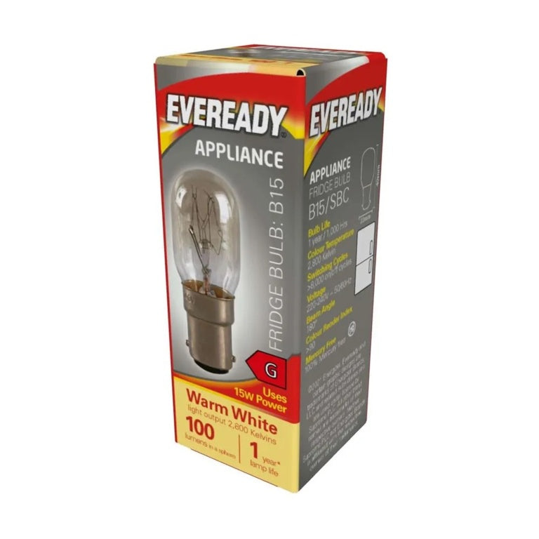 Lampe de réfrigérateur SBC Eveready 15 W