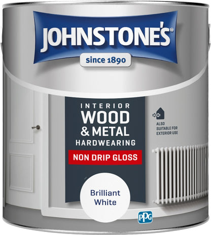 Johnstone's Non Drip Gloss - Brilliant White