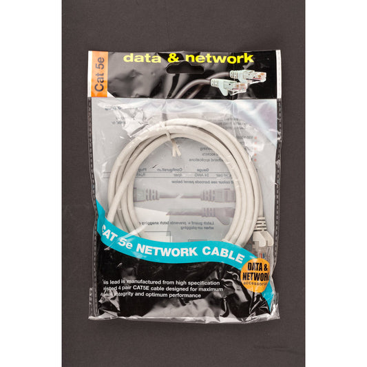 Cable de Red Dencon CAT 5E 2m Gris