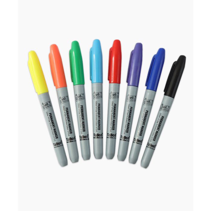 Anker Stat Permanent Markers Pack 6 Assorted Colours