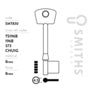 Smiths Locks CHUBB 3G114 Mortice Key Blank Pack 10