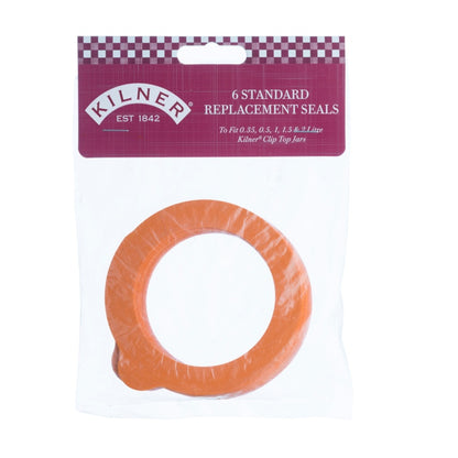 Kilner Replacement Rubber Seals - Orange