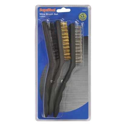SupaTool 3 Piece Wire Brush Set