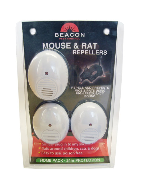 Rentokil Sonic Répulsif pour Souris et Rats Triple Pack