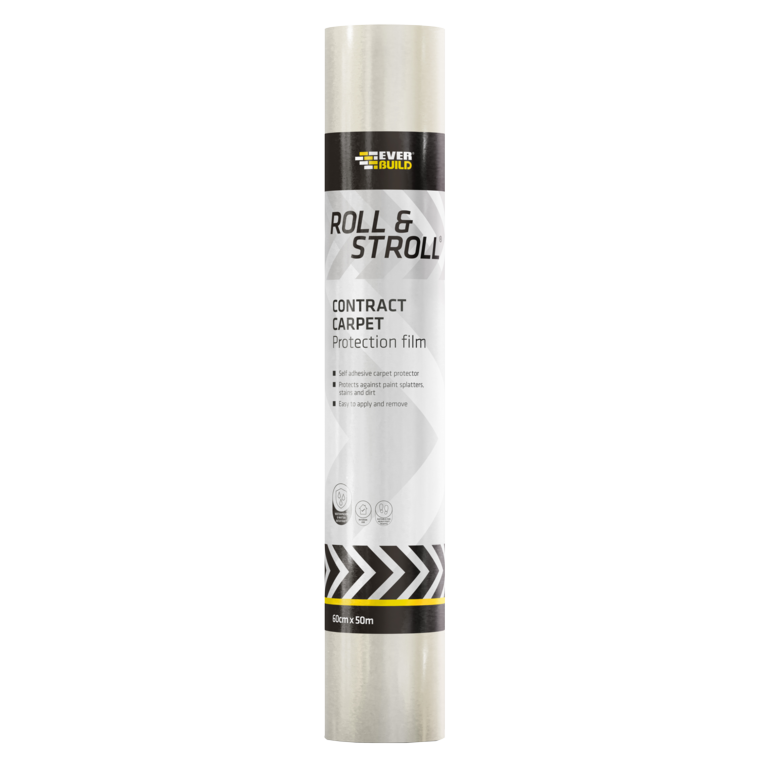 Everbuild Roll & Stroll Contract Carpet Protector Clear