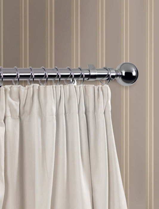 Woodside Chrome Finish Curtain Pole