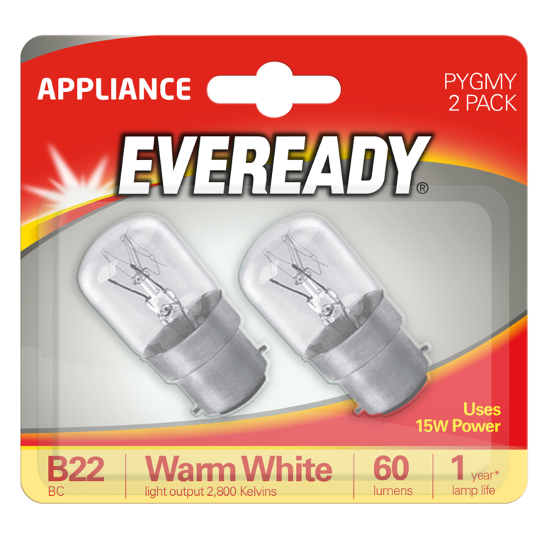 Eveready Pygmy BC 15w Clear