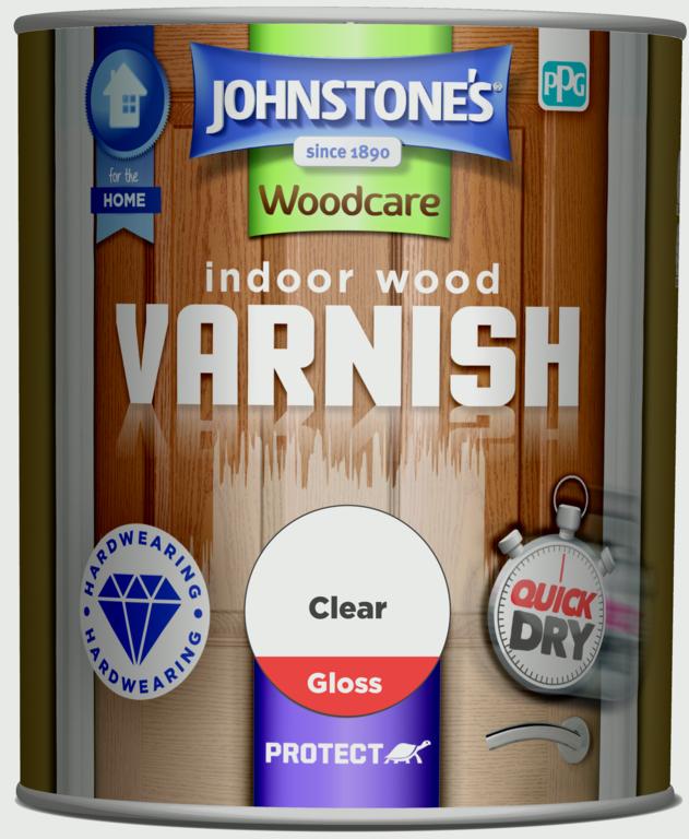 Johnstone's Indoor Wood Varnish - Clear Gloss