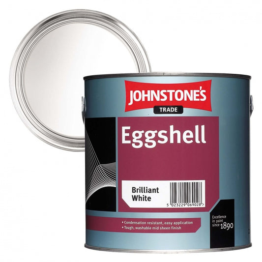 Johnstone's Eggshell 2.5L Brilliant White