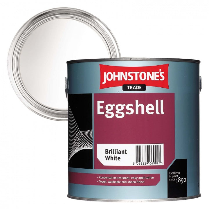 Johnstone's Eggshell 750ml Brilliant White