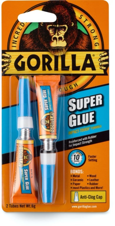 Gorilla Super Pegamento Tubo 2 x 3g