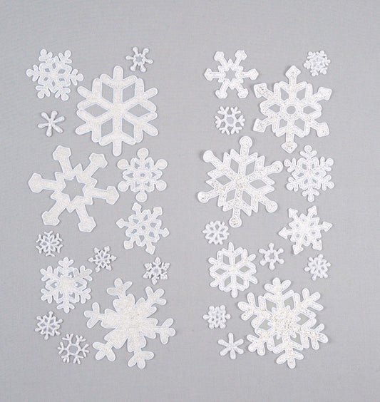 Premier Snowflake Window Sticker Set