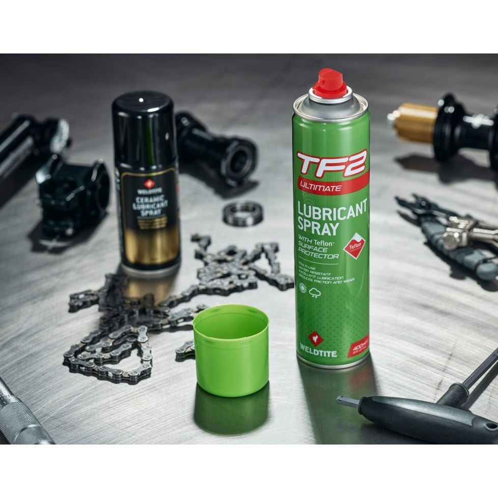 Spray de lubricación de teflón para bicicletas TF2