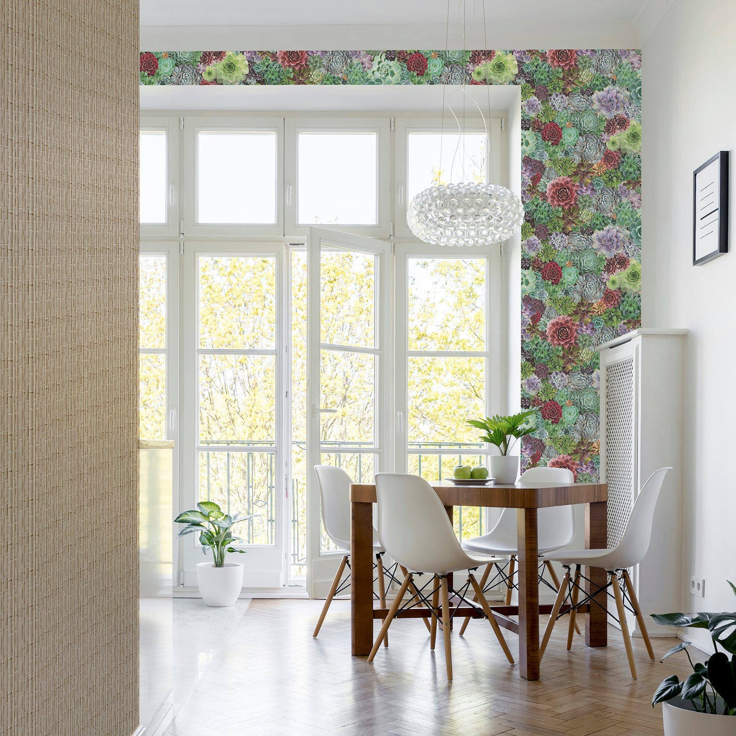 Arthouse Succulent Living Wall Multi Wallpaper