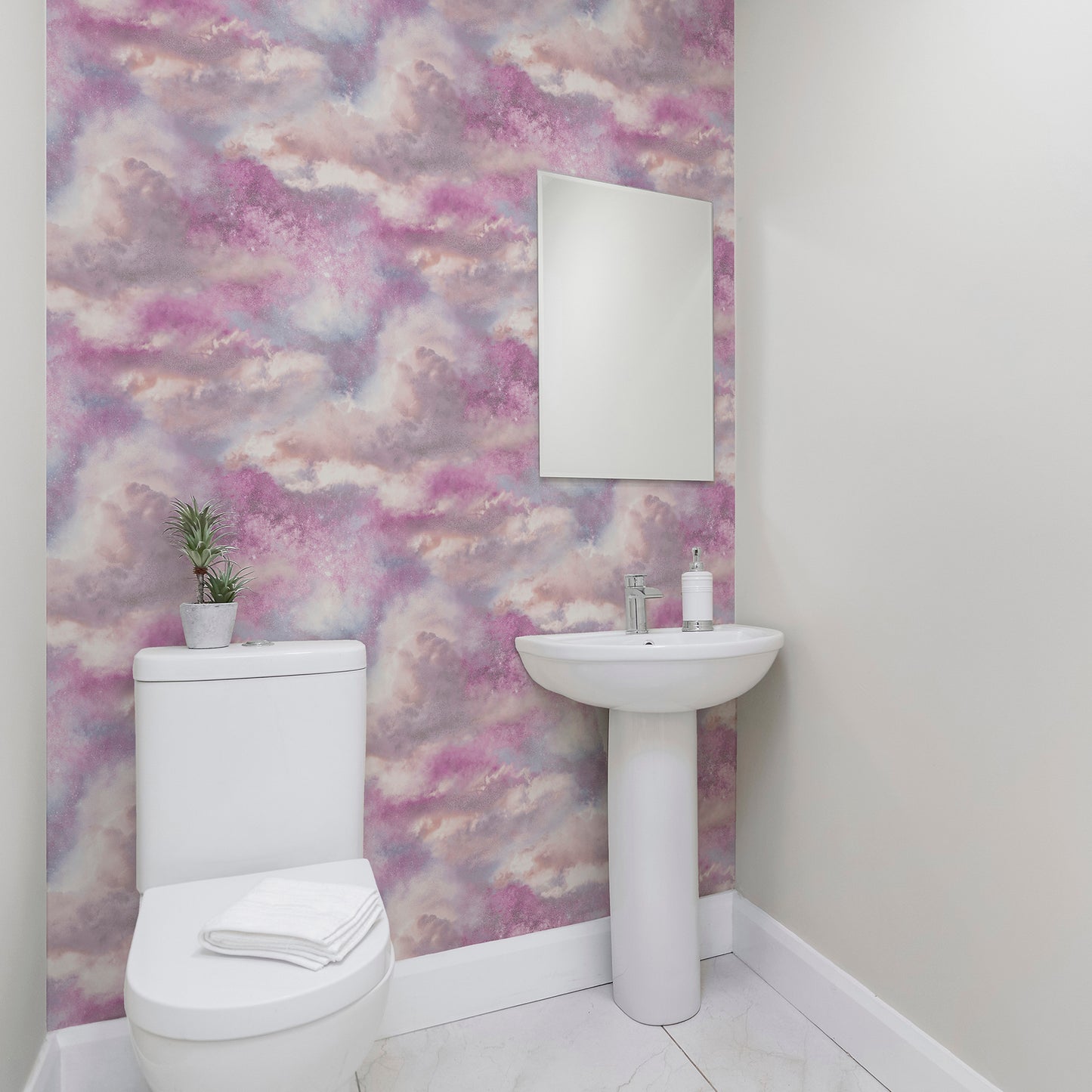 Arthouse Diamond Galaxy Purple/Blush Wallpaper