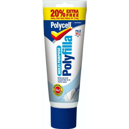 Polycell Polyfilla Multi Purpose Ready Mixed Filler 396g Squeeze Tube