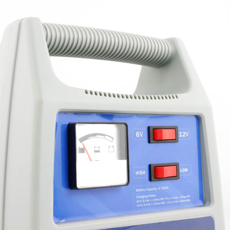 Streetwize Battery Charger - Plastic Case 6/12V 12 Amp