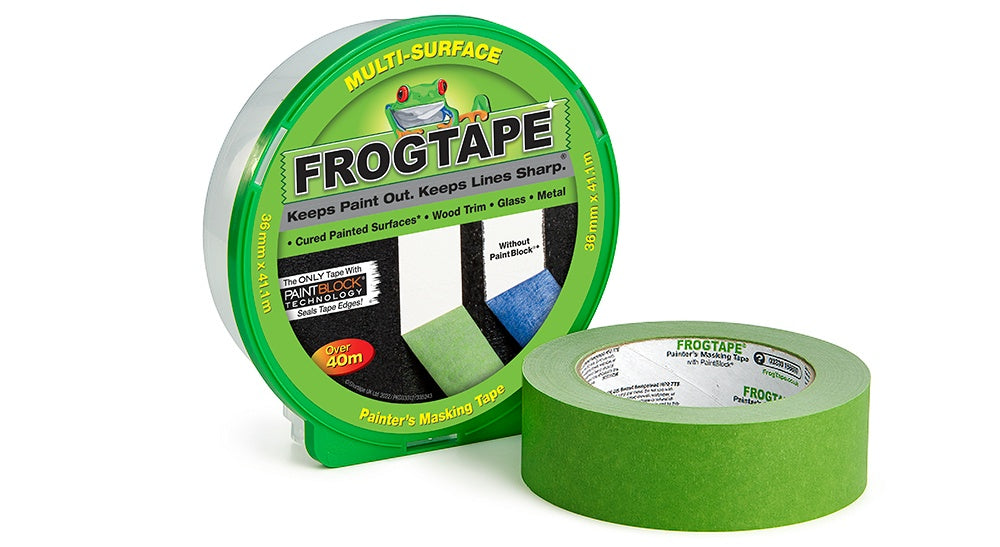 Cinta adhesiva para pintor Frog Tape 36 mm x 41 m