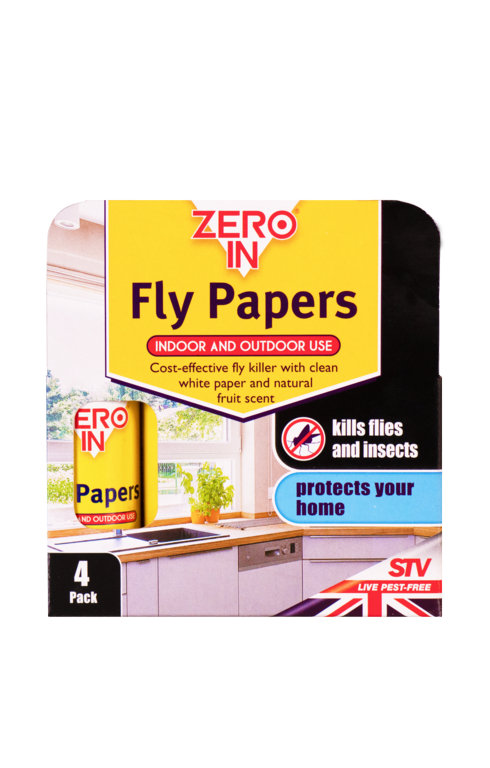 Paquet de 4 papiers Zero In Fly