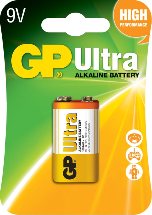 Pile alcaline GP Ultra 9v