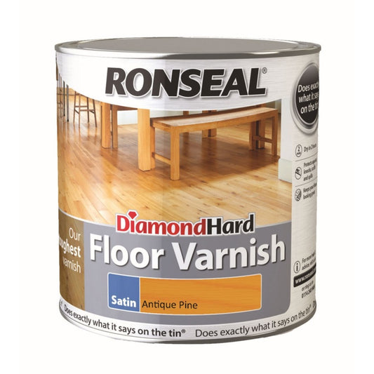 Ronseal Diamond Hard Coloured Floor Varnish 2.5L