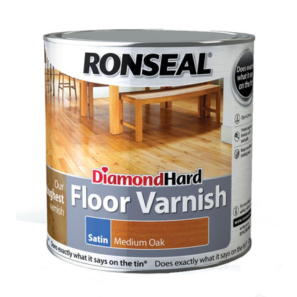 Ronseal Diamond Hard Coloured Floor Varnish 2.5L