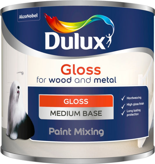 Base brillante pour mélange de couleurs Dulux, 500 ml, moyen