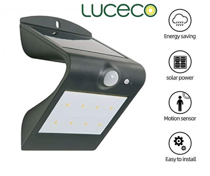 Luceco Solar Guardian PIR Wall Light