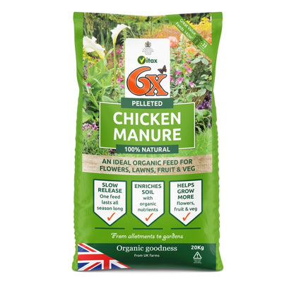 Vitax 6x Pelleted Chicken Manure