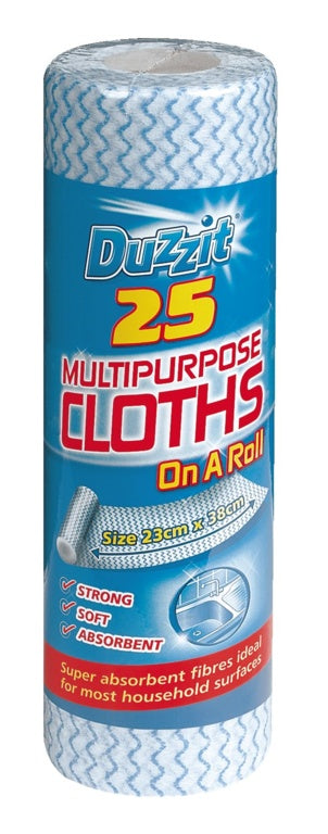 Duzzit Multi Purpose Cloths On A Roll