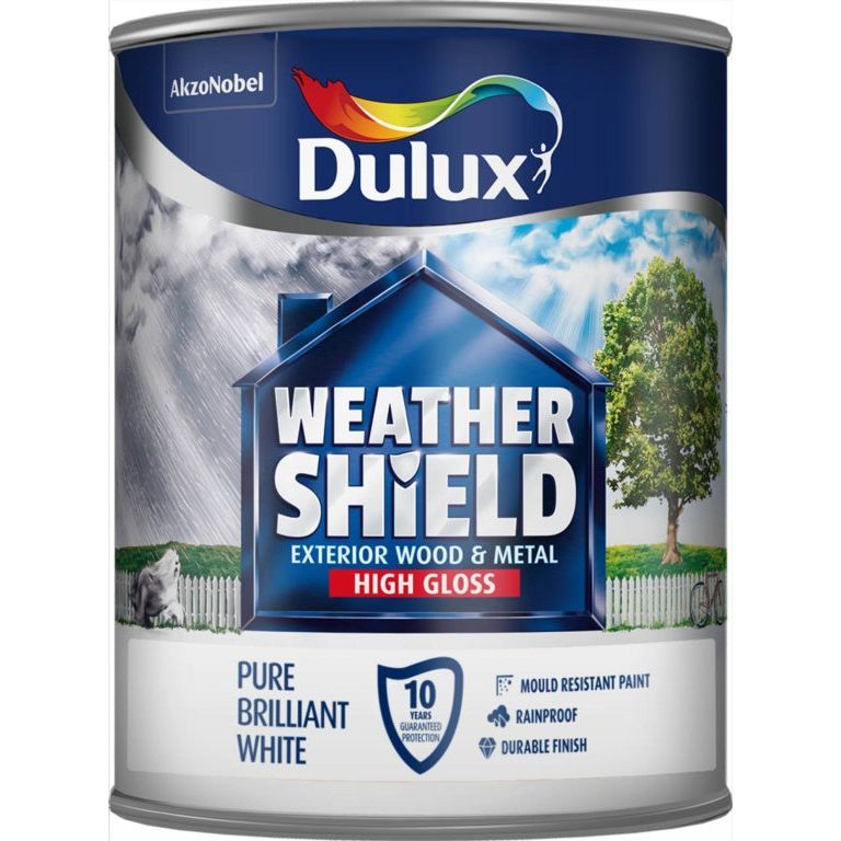 Dulux Weathershield Exterior Quick Dry Gloss 750ml