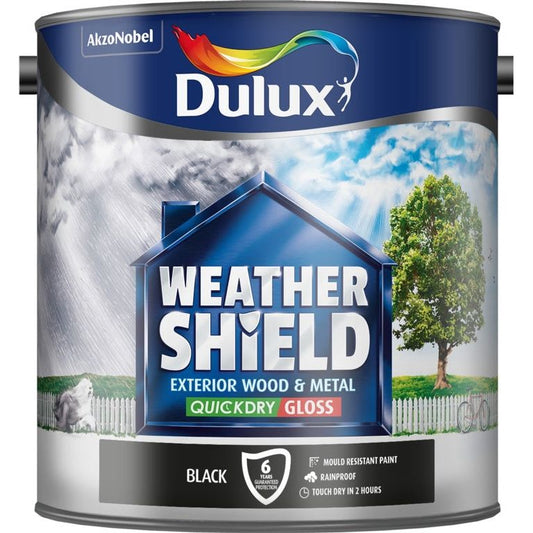 Dulux Weathershield extérieur brillant à séchage rapide 2,5 L