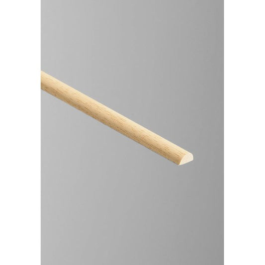 Cheshire Mouldings Demi-rond en bois dur clair 6 x 18 mm x 2,4 m