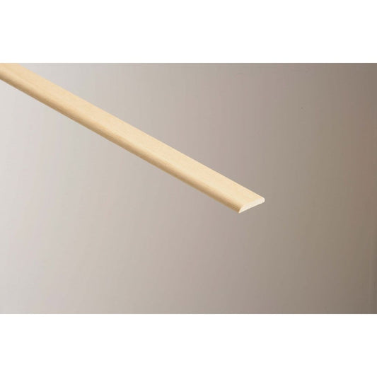 Cheshire Mouldings Moulure en D Bois dur clair 6 x 31 mm x 2,4 m