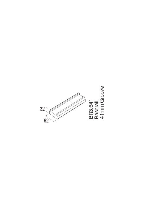 Cheshire Mouldings Pine Baserail