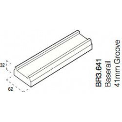 Cheshire Mouldings Oak Baserail