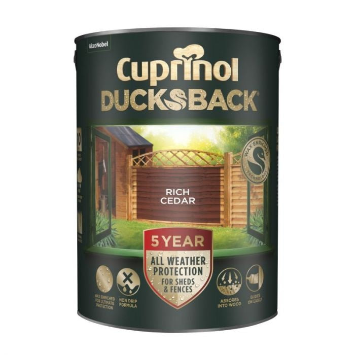 Cuprinol Ducksback 5L Rico Cedro