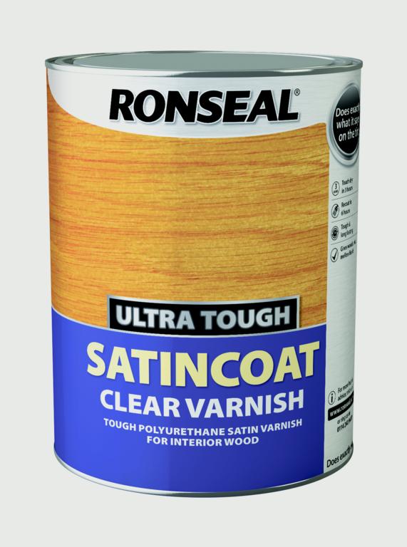 Ronseal Ultra Tough Varnish Satin Coat