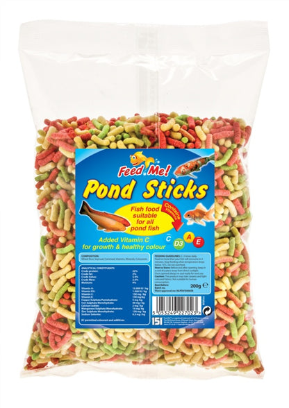 Feed Me Pond Sticks 200g