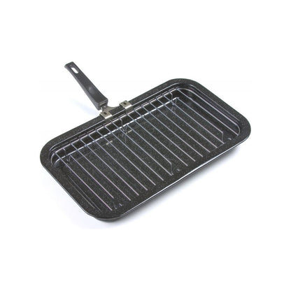 Falcon Black Enamel Grill Pan