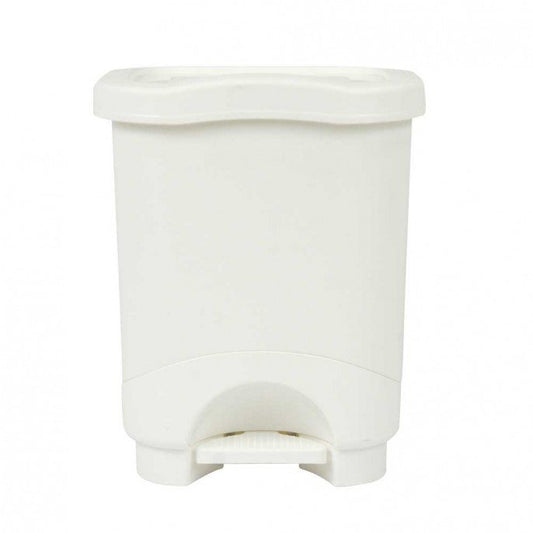 Tontarelli White Pedal Bin 8L