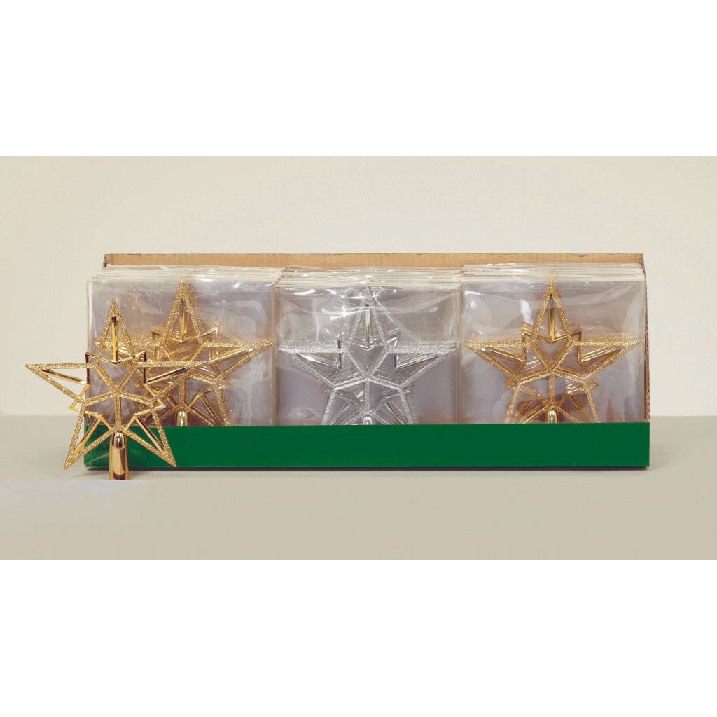 Premier Tree Top Star Gold-Silver - Assorted