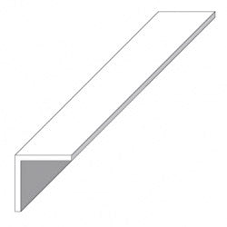 Rothley Equal Angle Plastic White 30mm x 30mm 1m
