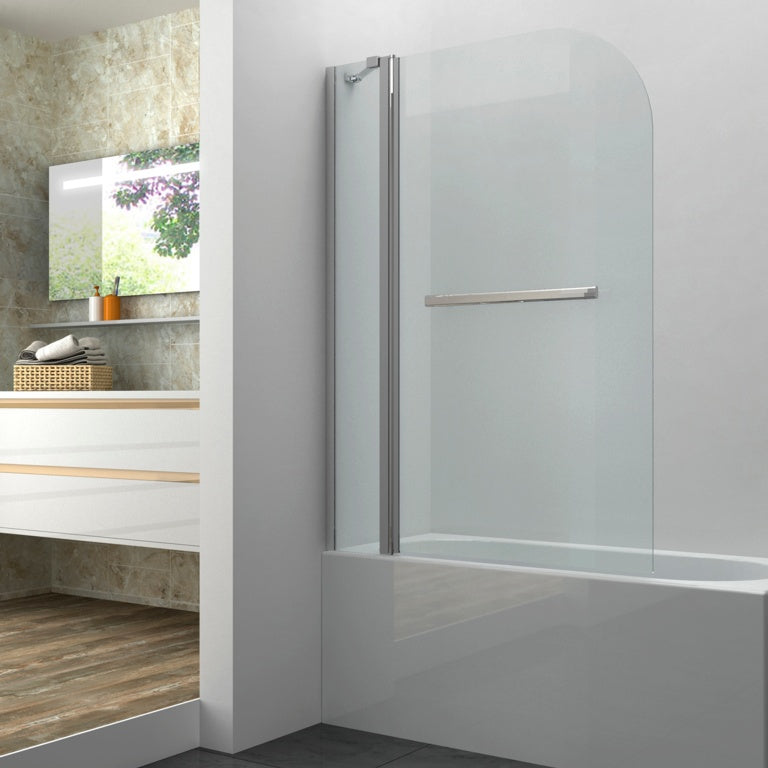 SP Richmond Double Bath Screen with Towel Rail 1400 x 1000mm